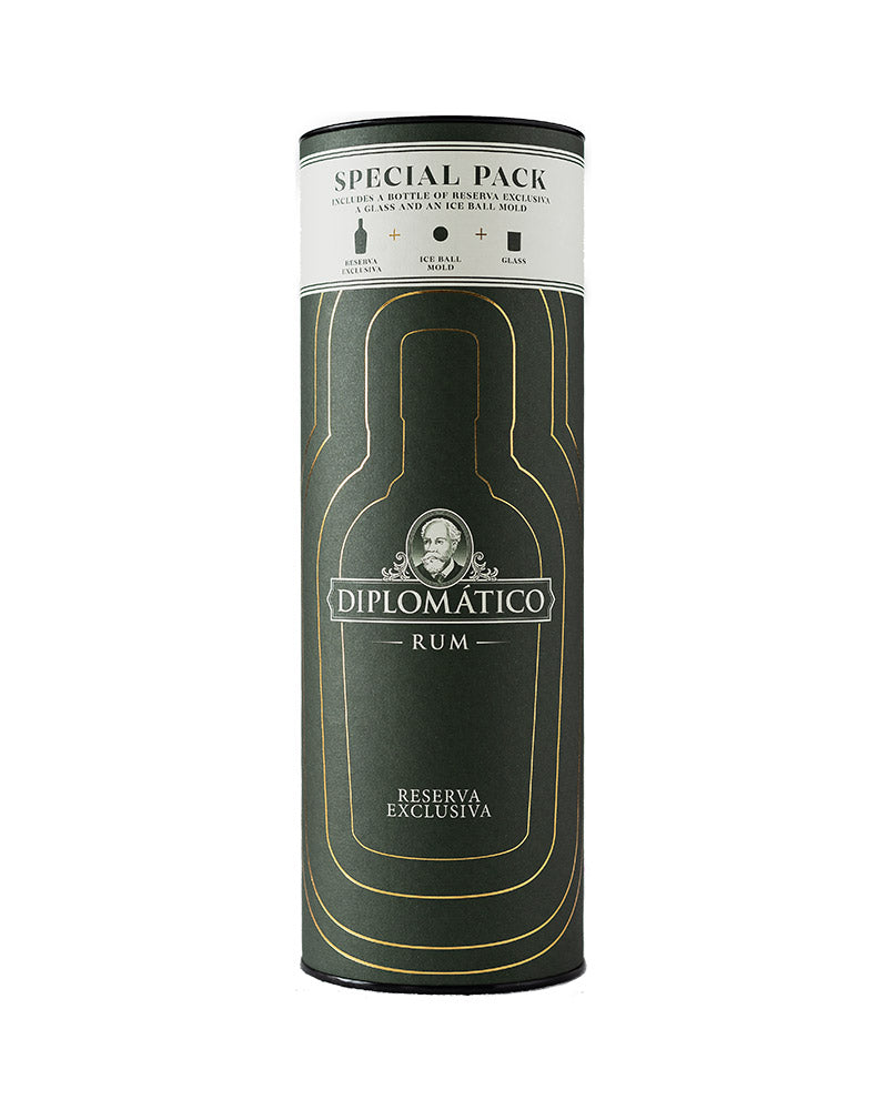 DIPLOMATICO RESERVA EXCLUSIVA GLASS AND ICE BALL GIFT SET